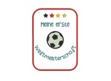 Stickdatei - Meilensteinkarte Weltmeisterschaft